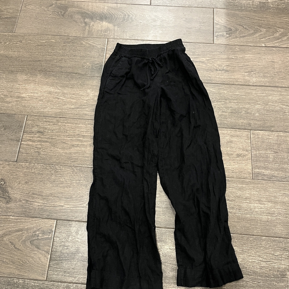 Women's Black Drawstring Pants